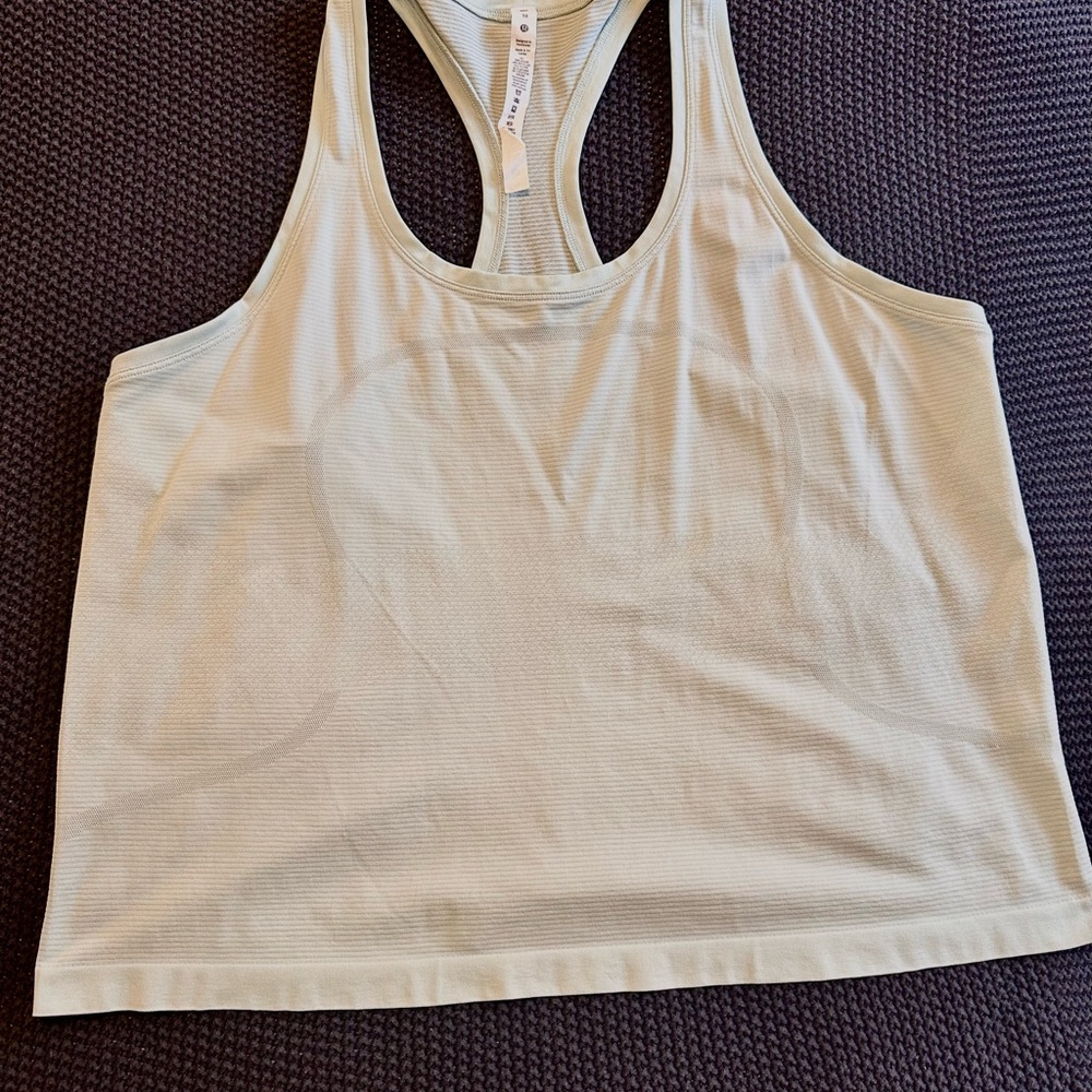 lululemon Light blue Racerback Tank Top